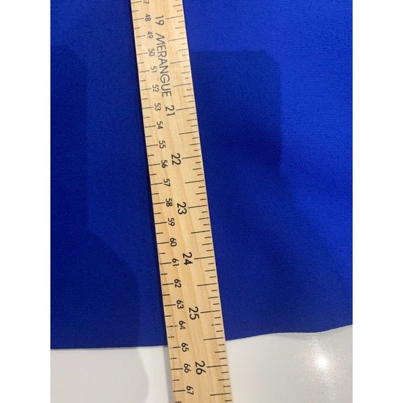 Le Suit Two Piece embraided lined skirt Blue Dress Suit Sz 12 - Picture 15 of 15